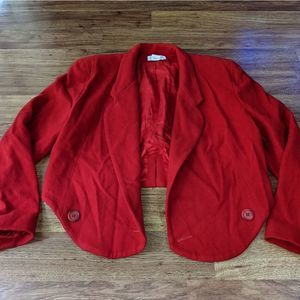 Vintage Compagnie Internationale EXPRESS Red Blazer Jacket Large